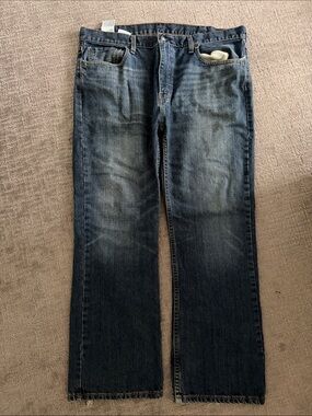 Levi's Men's Faded Blue Straight Jeans